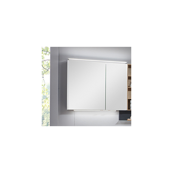 Marlin 3290fair Spiegelschrank, 2 Türen, 6000 Kelvin, kl. Spiegel rechts, 80 cm