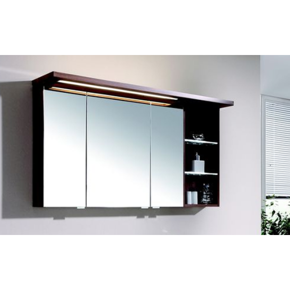 Puris Swing Spiegelschrank-Set, Regal rechts, 120 cm