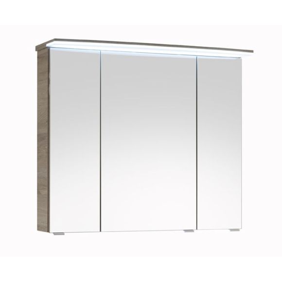 Pelipal Serie 7005 Spiegelschrank mit LED-Flächenleuchte im Kranz, 80 cm