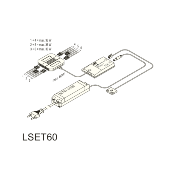 Nobilia LED-Startset 60 W/12 V