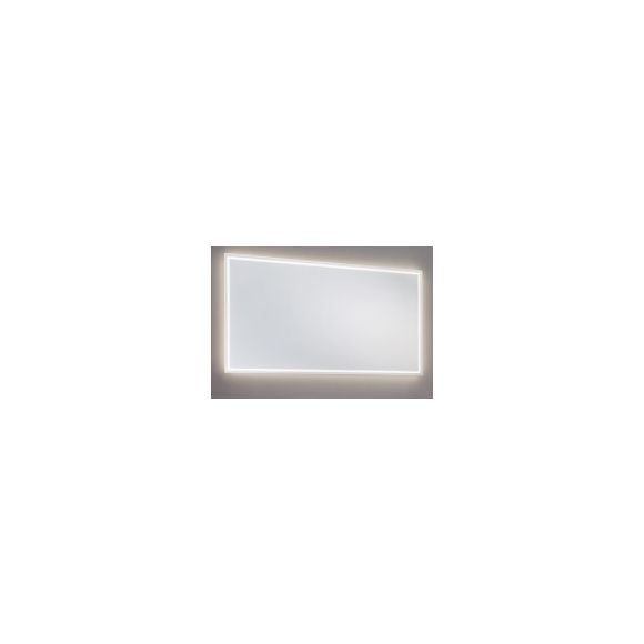 Puris Kera Plan Flächenspiegel, umlaufende LED-Beleuchtung, 140 cm