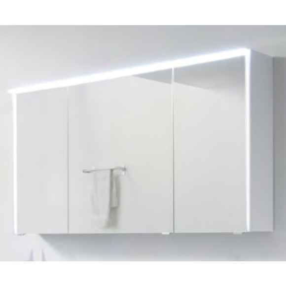 Pelipal Serie 6010 Spiegelschrank inkl. seitlicher LED-Lichtprofile, 134 cm