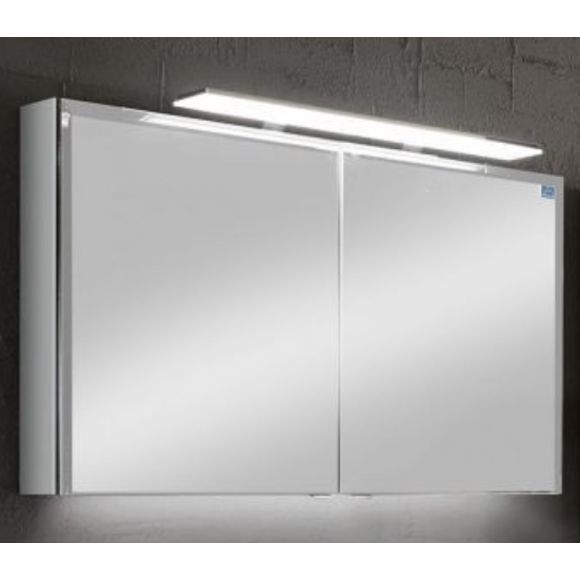Marlin 3130azure Spiegelschrank mit LED-Beleuchtung, 120 cm