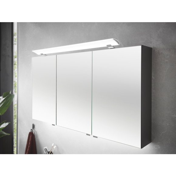 Puris Classic line Spiegelschrank mit eine LED-Aufbauleuchte, 140 cm