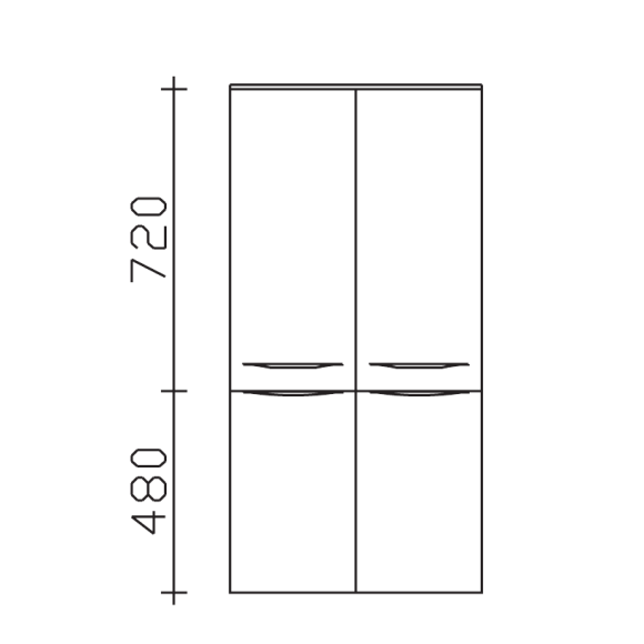 Pelipal Serie 6025 Midischrank, 60 cm breit, 17 cm tief