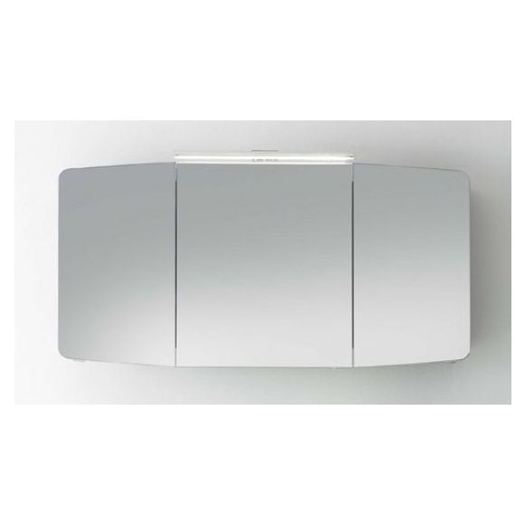 Pelipal Cassca Spiegelschrank  inkl. LED-Aufsatzleuchte, 120 cm, Stecksose AUßEN