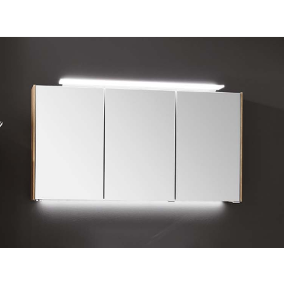 Puris Unique Spiegelschrank, 1 LED-Aufbauleuchte "Clara", 122 cm