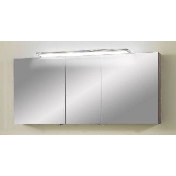 Marlin 3090cosmo Spiegelschrank mit LED-Aufsatzleuchte regelbar, 150 cm