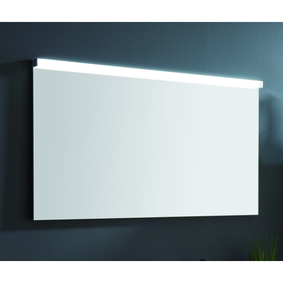 Puris Protection1 Flächenspiegel mit LED-Beleuchtung waagerecht, 120 cm