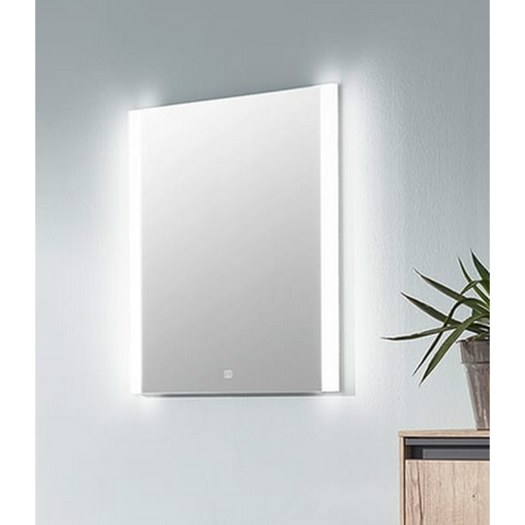Puris Beimöbel Flächenspiegel, LED-Beleuchtung rechts und links, 90 cm