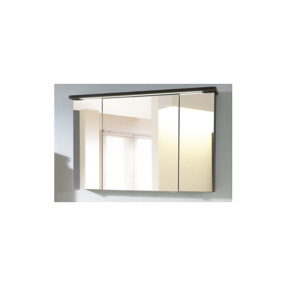 Pelipal Balto Spiegelschrank inkl. LED-Streifen im Kranz, 120 cm, Steckdose INNEN