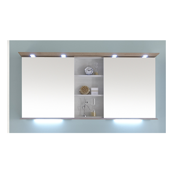 Pelipal Serie 9030 Spiegelschrank mit Regal, 120 cm