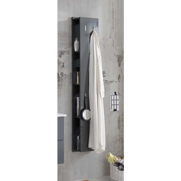 Puris Modern Life Hochschrank-Regal mit 4 Funktionshaken, 30 cm