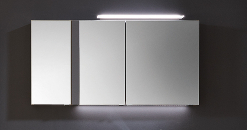 Spiegelschrank, Anbauelement links, 126 cm breit