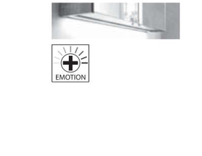 Emotion-LED Waschtischbeleuchtung für Spiegelschrank (2,6 Watt), 56 cm
