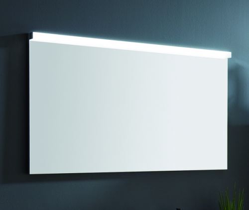 Flächenspiegel mit LED-Beleuchtung waagerecht, 120 cm